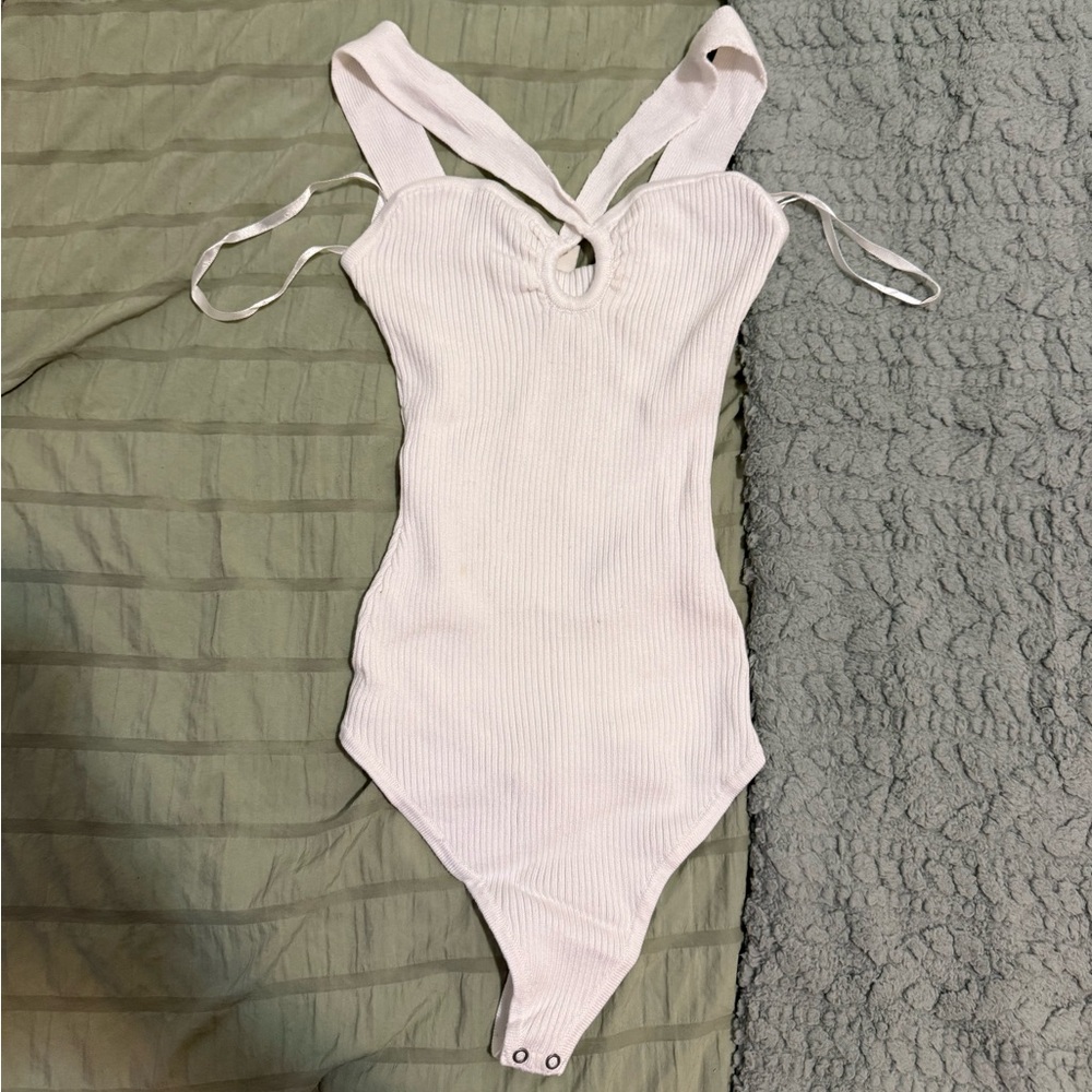 Abercrombie White Bodysuit